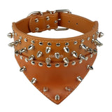 Collars Leather Spiked Studded Collar