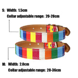 Colorful Rainbow Dog collar - SindiGoods